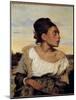 Young Orphan at the Cemetery Painting by Eugene Delacroix (1798-1863) 1824 Sun. 0,65X0,54 M-Ferdinand Victor Eugene Delacroix-Mounted Giclee Print