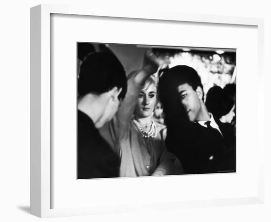 Young Parisians Dancing at a Discotheque-Alfred Eisenstaedt-Framed Photographic Print