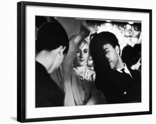 Young Parisians Dancing at a Discotheque-Alfred Eisenstaedt-Framed Photographic Print