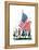 Young Patriots - Child Life-Keith Ward-Framed Premier Image Canvas