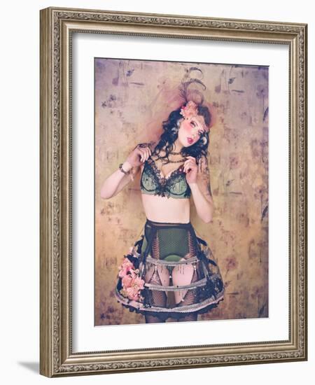 Young Pearl-Winter Wolf Studios-Framed Photographic Print