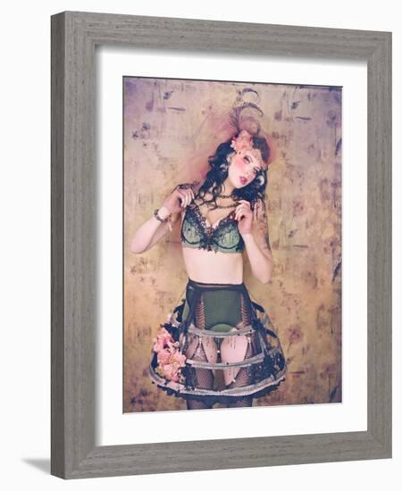 Young Pearl-Winter Wolf Studios-Framed Photographic Print