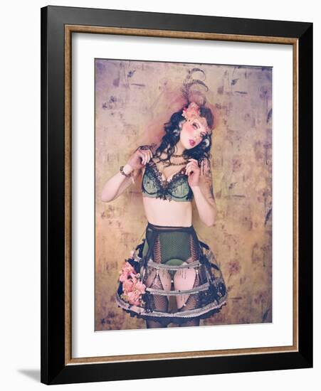 Young Pearl-Winter Wolf Studios-Framed Photographic Print