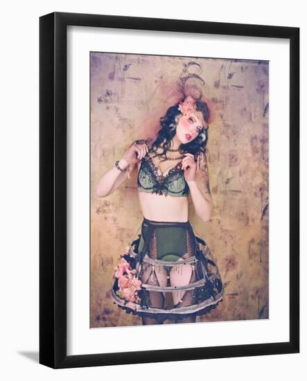 Young Pearl-Winter Wolf Studios-Framed Photographic Print