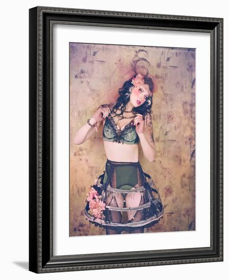 Young Pearl-Winter Wolf Studios-Framed Photographic Print