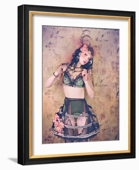 Young Pearl-Winter Wolf Studios-Framed Photographic Print