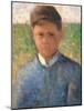 Young Peasant in Blue-Pierre Puvis de Chavannes-Mounted Giclee Print