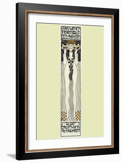 Young Peoples Theatre of Vienna-Alphonse Mucha-Framed Art Print