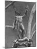 Young Perseus Holding the Decapitated Gorgon Head of Medusa, Standing over Her Body-Carl Mydans-Mounted Photographic Print