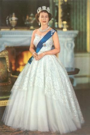 Young Queen Elizabeth II Premium Giclee Print | Art.com