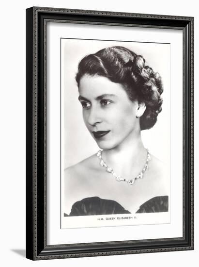 Young Queen Elizabeth-null-Framed Art Print