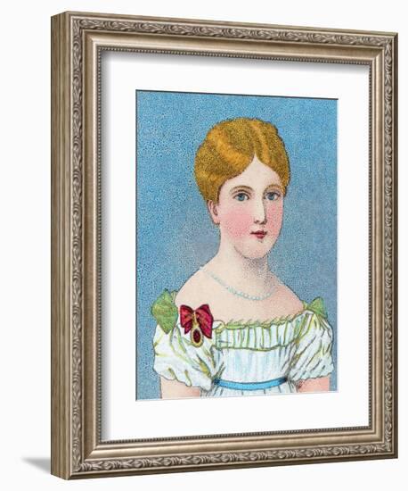 'Young Queen Victoria, then Princess Alexandrina Victoria of Kent', c1829 (c1902)-Unknown-Framed Giclee Print