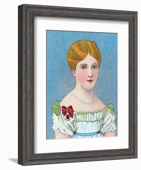 'Young Queen Victoria, then Princess Alexandrina Victoria of Kent', c1829 (c1902)-Unknown-Framed Giclee Print