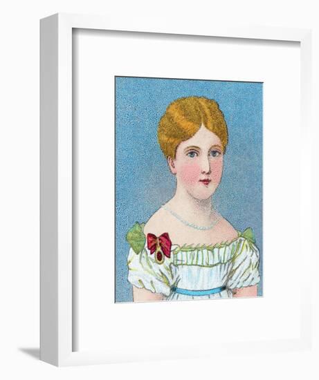 'Young Queen Victoria, then Princess Alexandrina Victoria of Kent', c1829 (c1902)-Unknown-Framed Giclee Print