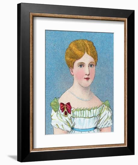 'Young Queen Victoria, then Princess Alexandrina Victoria of Kent', c1829 (c1902)-Unknown-Framed Giclee Print