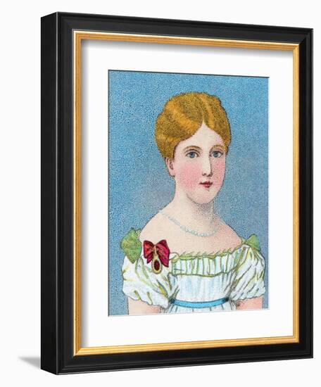 'Young Queen Victoria, then Princess Alexandrina Victoria of Kent', c1829 (c1902)-Unknown-Framed Giclee Print