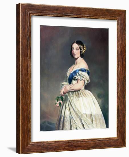 Young Queen Victoria W/Rose In Hand-Bettmann-Framed Giclee Print