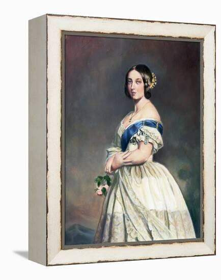 Young Queen Victoria W/Rose In Hand-Bettmann-Framed Premier Image Canvas