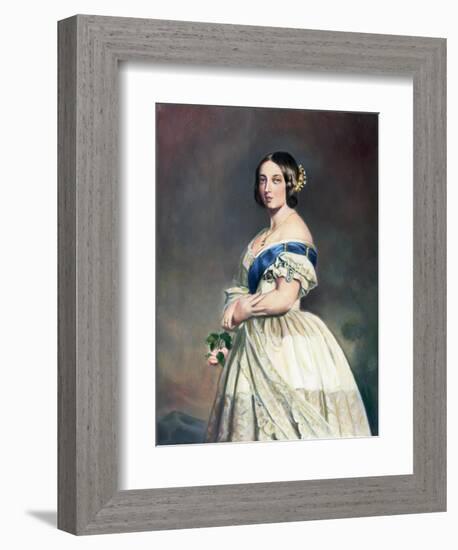 Young Queen Victoria W/Rose In Hand-Bettmann-Framed Giclee Print