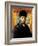 Young Rabbi from Nadorna-Isidor Kaufmann-Framed Art Print