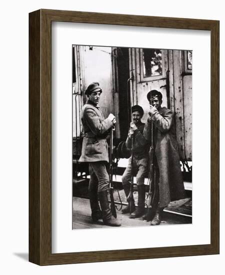 Young Red Guards, Russia, c1917-c1923(?)-Unknown-Framed Photographic Print