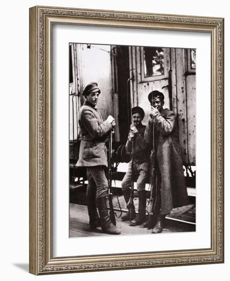 Young Red Guards-Russian Photographer-Framed Photographic Print