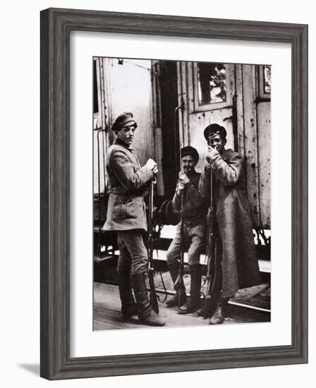 Young Red Guards-Russian Photographer-Framed Photographic Print