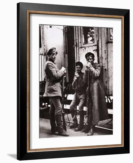 Young Red Guards-Russian Photographer-Framed Photographic Print