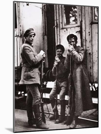 Young Red Guards-Russian Photographer-Mounted Photographic Print