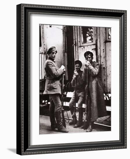 Young Red Guards-Russian Photographer-Framed Photographic Print