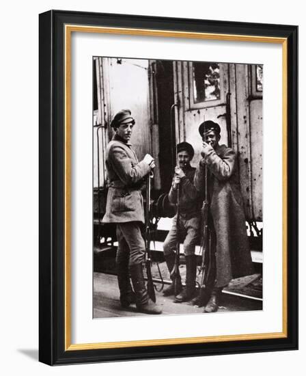 Young Red Guards-Russian Photographer-Framed Photographic Print