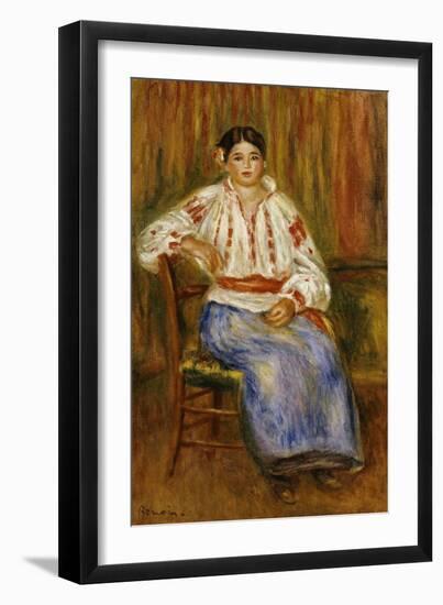 Young Romanian, 1914-Pierre-Auguste Renoir-Framed Giclee Print