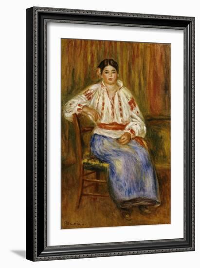 Young Romanian, 1914-Pierre-Auguste Renoir-Framed Giclee Print