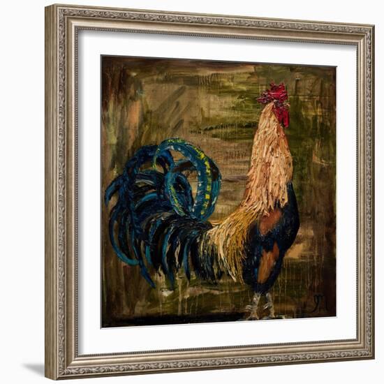 Young Rooster I-Jodi Monahan-Framed Art Print