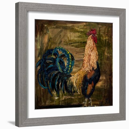 Young Rooster I-Jodi Monahan-Framed Art Print