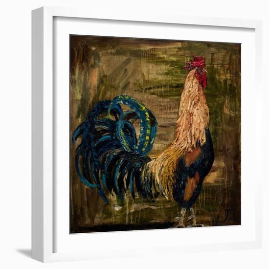 Young Rooster I-Jodi Monahan-Framed Art Print