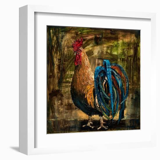 Young Rooster II-Jodi Monahan-Framed Art Print