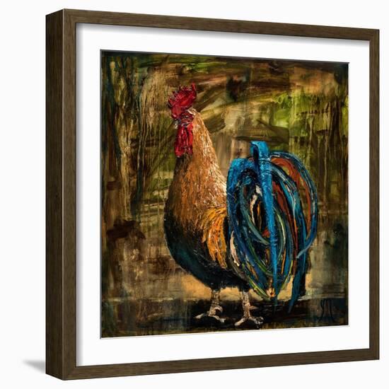 Young Rooster II-Jodi Monahan-Framed Art Print