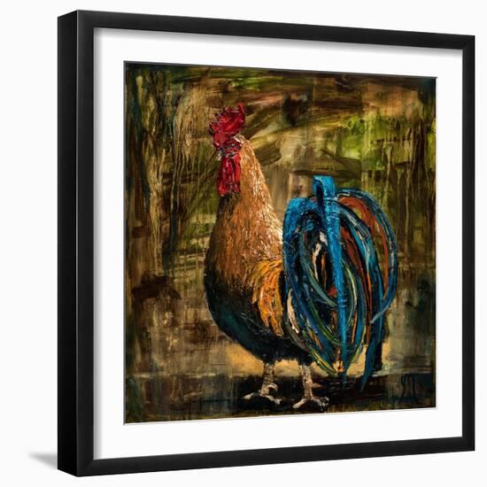 Young Rooster II-Jodi Monahan-Framed Art Print