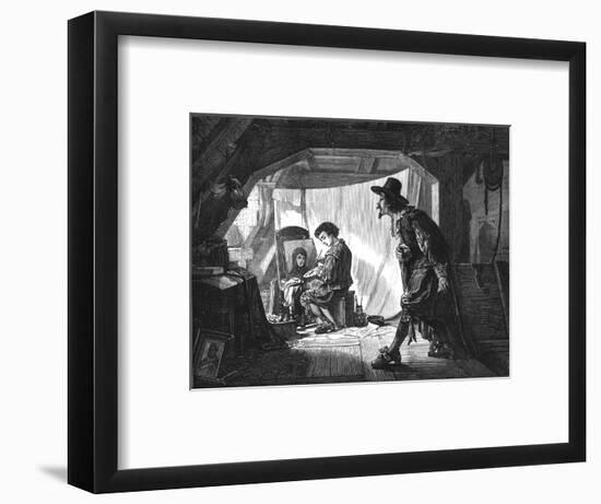 'Young Rubens surprised by his master, Van Oort', (1875)-Unknown-Framed Giclee Print