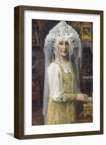 Young Russian Bride-Victor Mikhailovich Vasnetsov-Framed Giclee Print