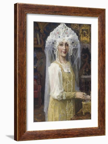 Young Russian Bride-Victor Mikhailovich Vasnetsov-Framed Giclee Print