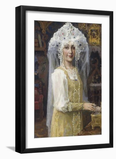 Young Russian Bride-Victor Mikhailovich Vasnetsov-Framed Giclee Print