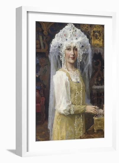 Young Russian Bride-Victor Mikhailovich Vasnetsov-Framed Giclee Print