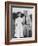 Young Sailor with His Girlfriend, Ca. 1942.-Kirn Vintage Stock-Framed Photographic Print