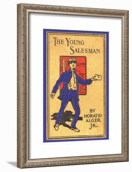 Young Salesman-null-Framed Art Print