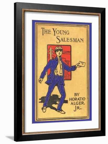 Young Salesman-null-Framed Art Print