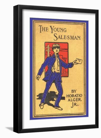 Young Salesman-null-Framed Art Print