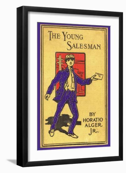 Young Salesman-null-Framed Art Print