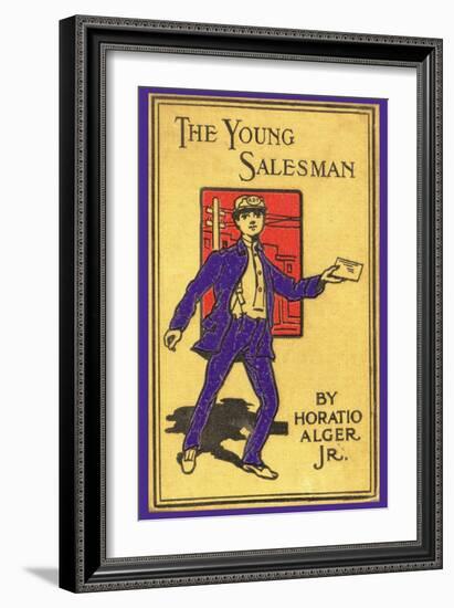 Young Salesman-null-Framed Art Print